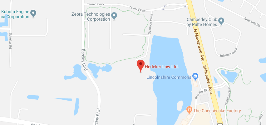 map for hedeker law office